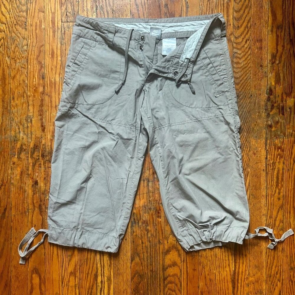 Grey Nike Cargo Capris